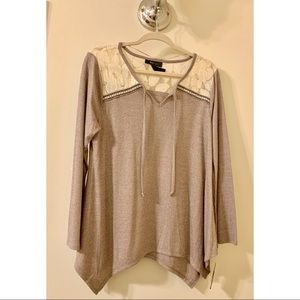 NEW Lace and Knitwear Top